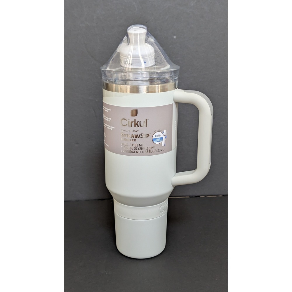 Cirkul StrawSip 40oz Tumbler, color fog